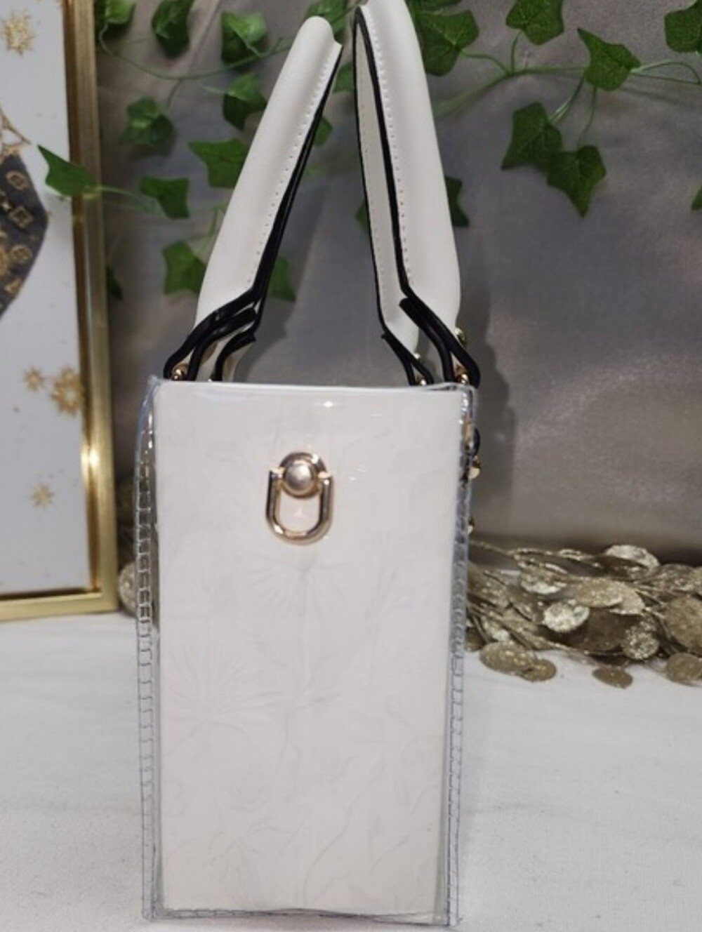 Authentic Dior PVC Shopping Retail Tote W/ Authentic Dior Charm Limited Edition - Picture 6 of 15